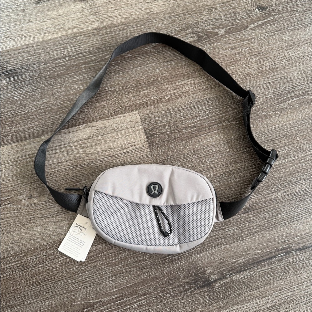 Lululemon Athletica Light Gray Crossbody Bag